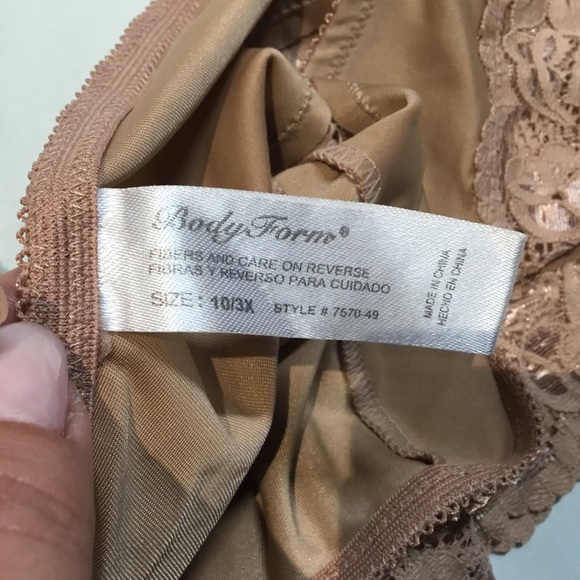 Body Form Panties Sz 10/3X - Picture 3 of 4